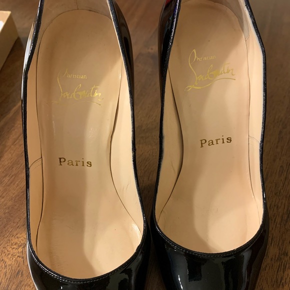 Christian Louboutin Décolleté 868 Black Patent - Picture 12 of 14